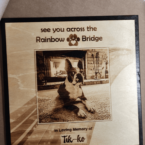 Pet Memorial Portrait - Burnt Creations