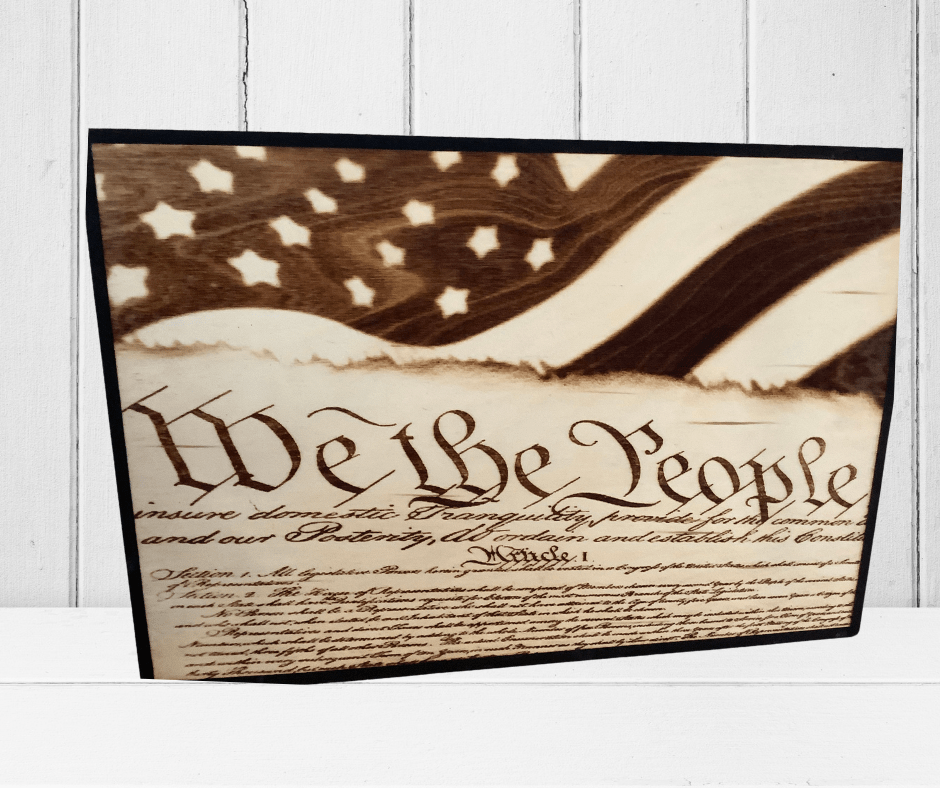 We The People Patriotic Sign - 
