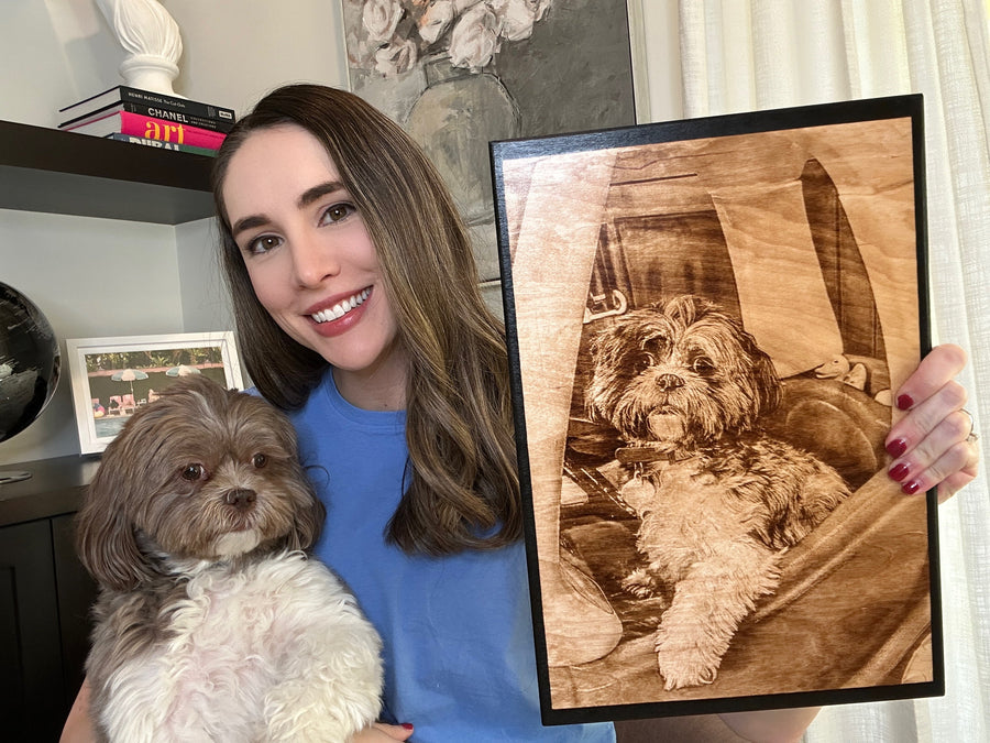 Wood Burnt Photo* Size 11x16* - 