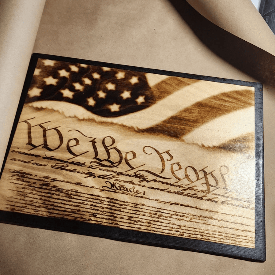 Wood Burnt Photo* Size 11x16* - 