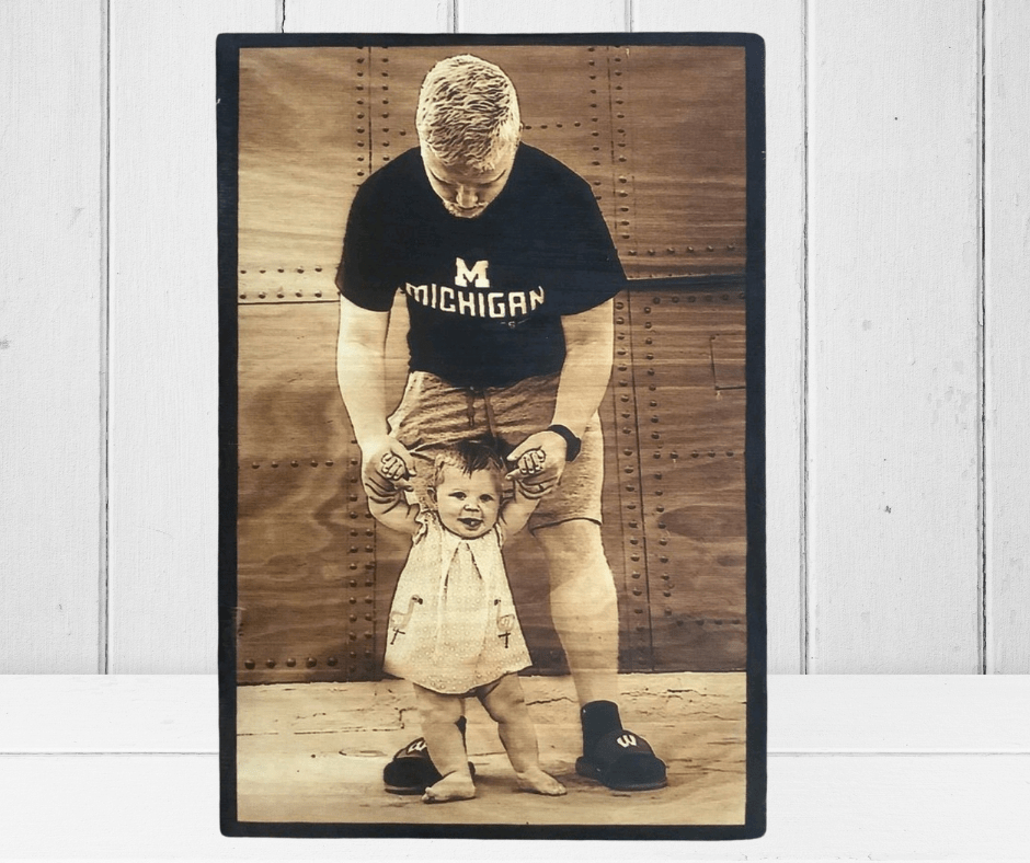 Wood Burnt Photo* Size 11x16* - 