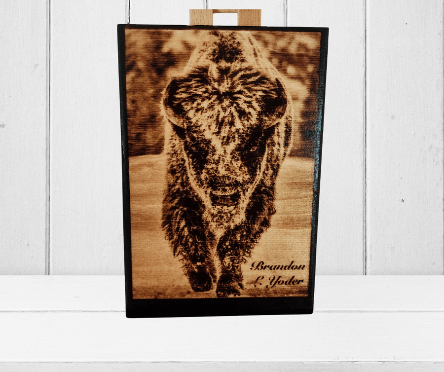 Wood Burnt Photo *Size 5x7* - 