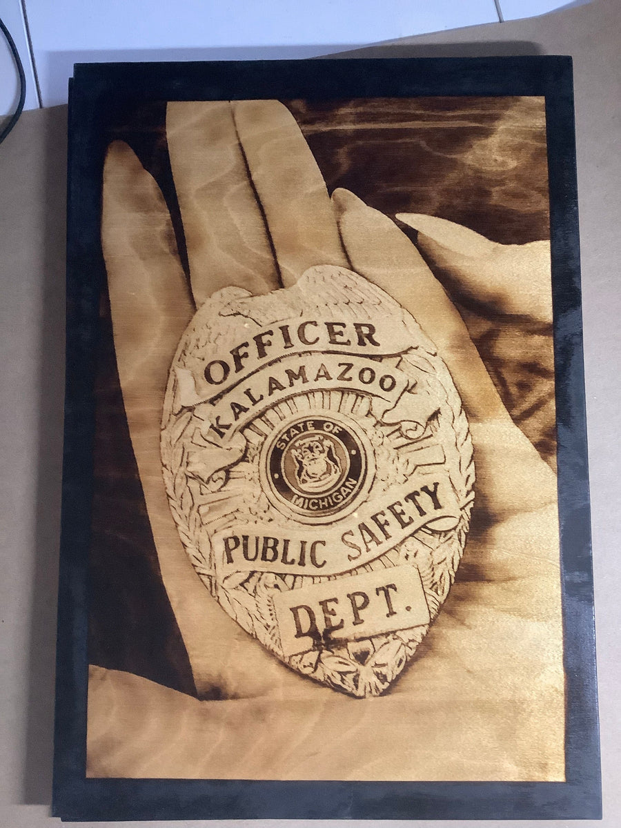 Wood Burnt Photo *Size 9x12* - 