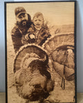 Wood Burnt Photo *Size  9x12*