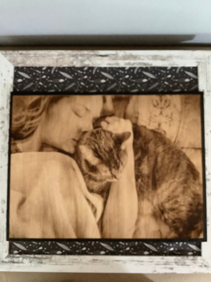 Wood Burnt Photo* Size 11x16* - 