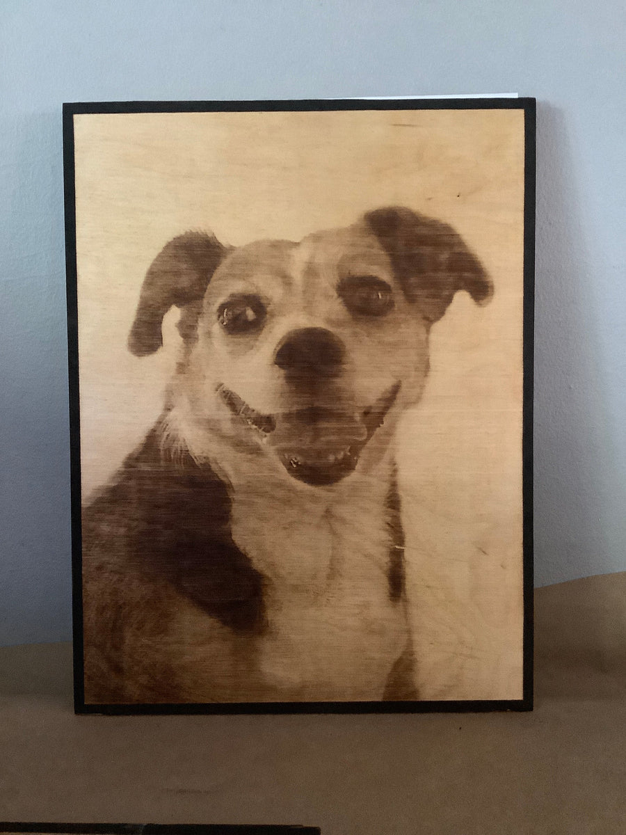 Wood Burnt Photo *Size 5x7* - 