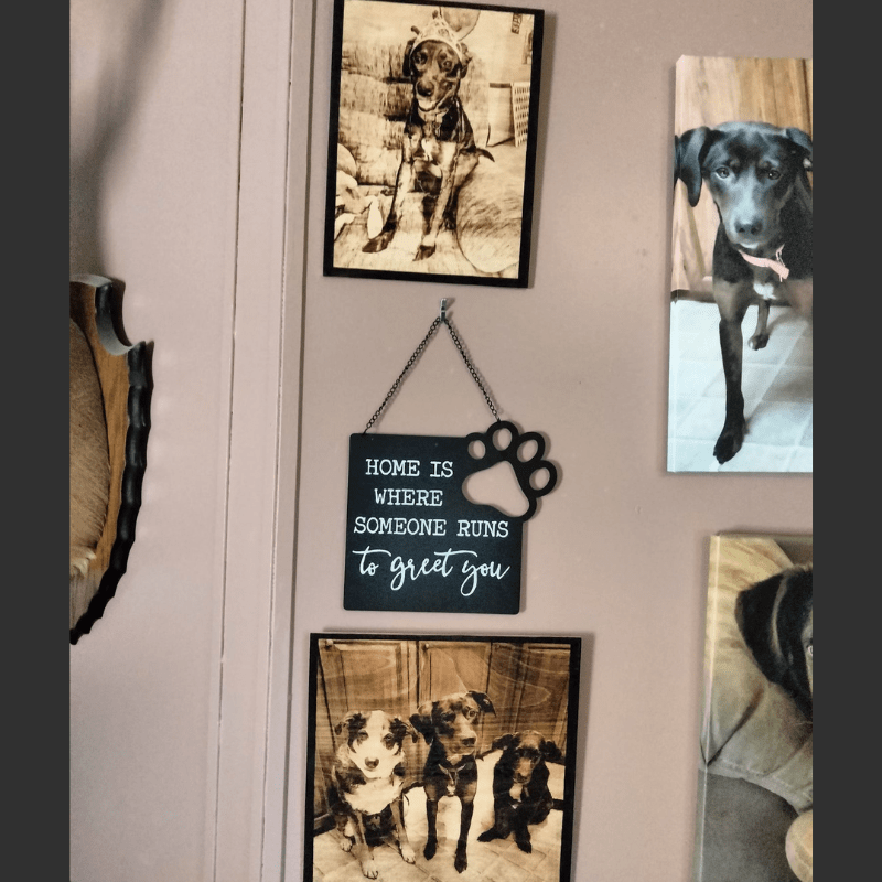 Wood Burnt Photo *Size 9x12* - 