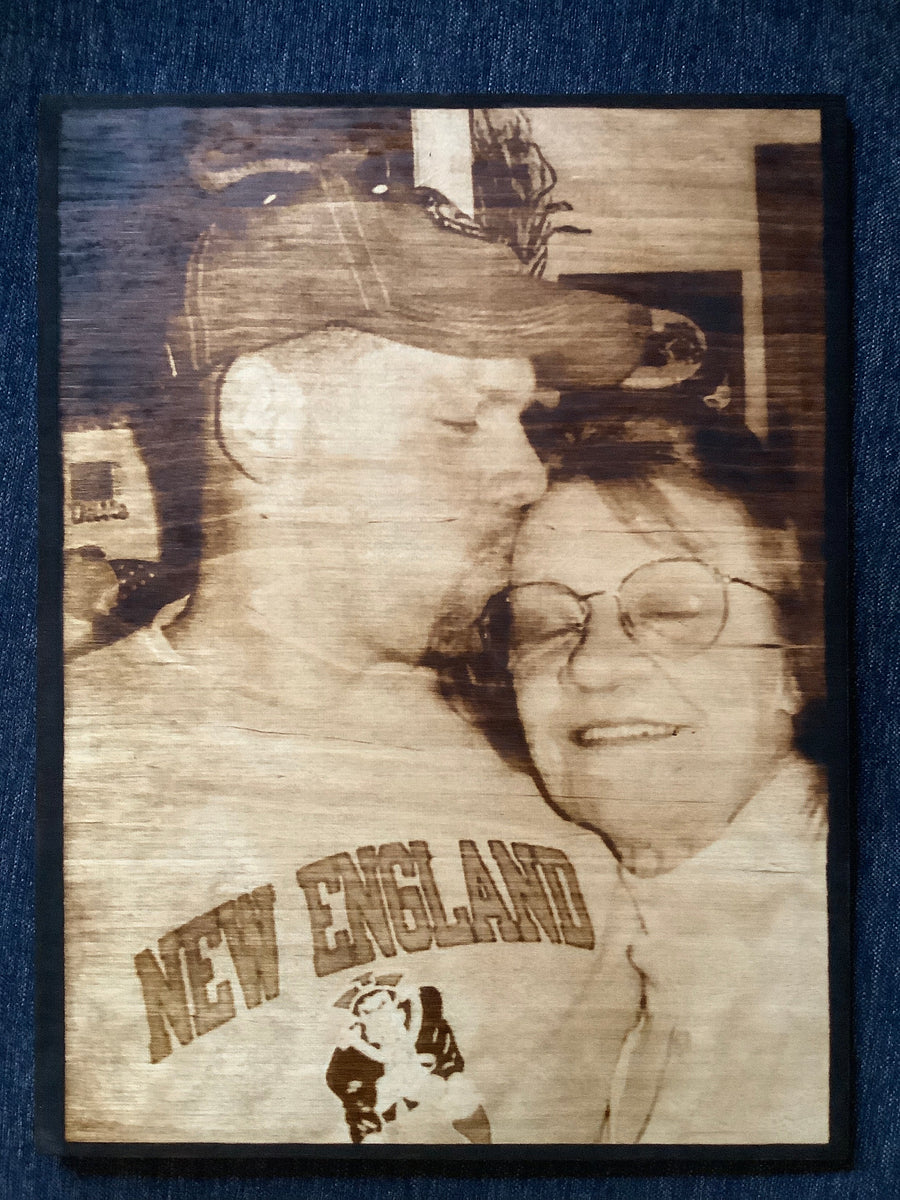 Wood Burnt Photo *Size 9x12* - 