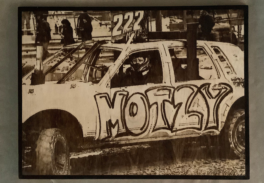 Wood Burnt Photo *Size 9x12* - 